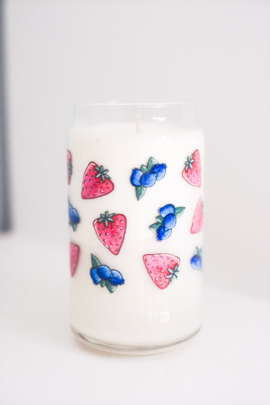 Modern Chandler Candle x Scribs Berry Beer Can Candle