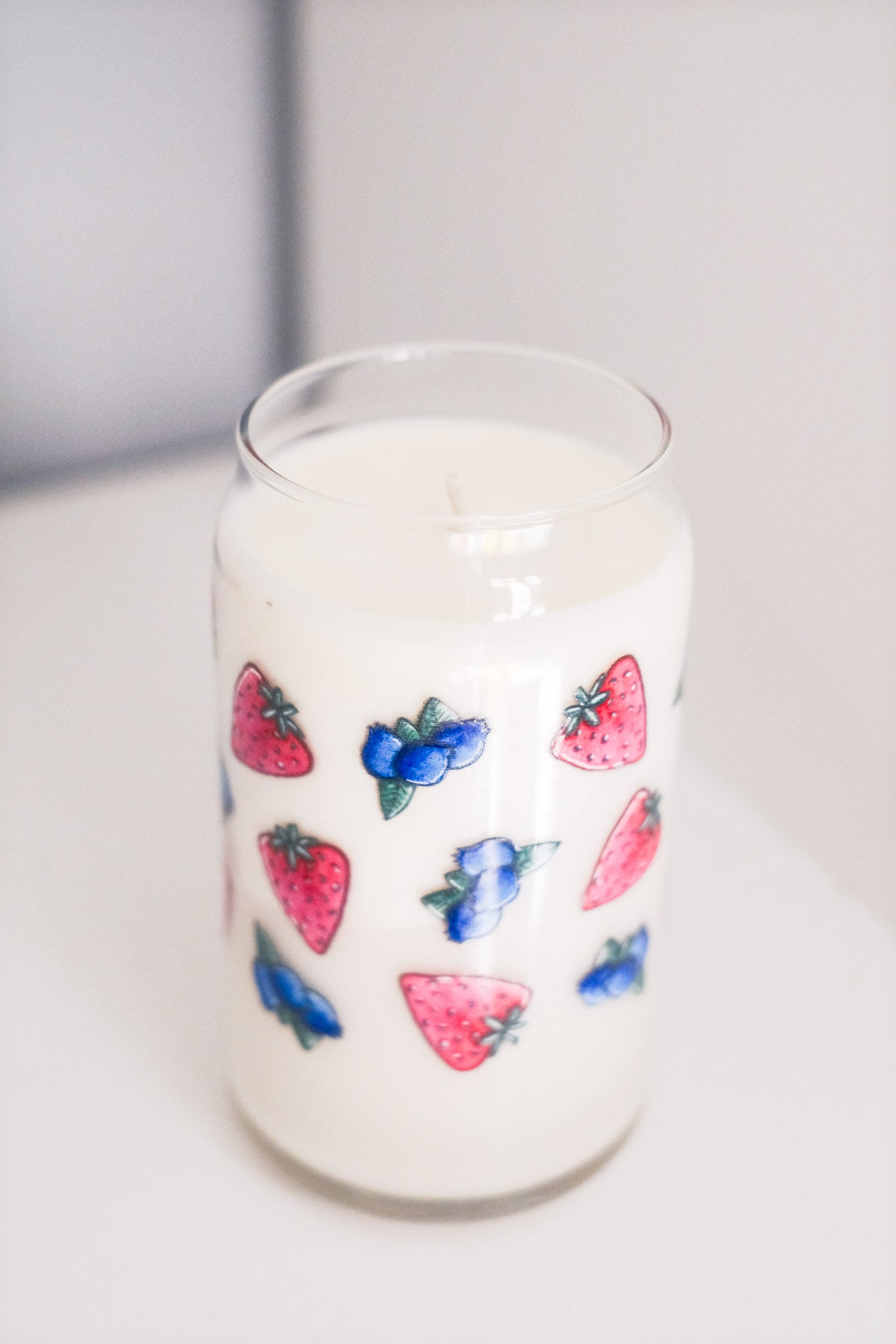Modern Chandler Candle x Scribs Wild Blueberry Pie Beer Can Candle