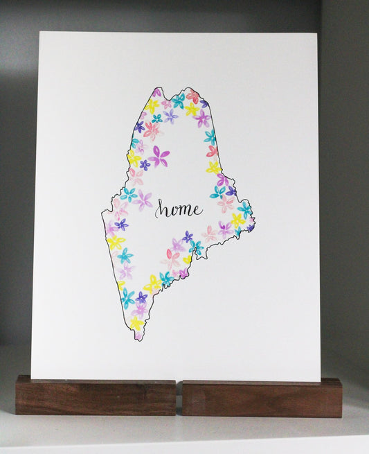 Floral Home Print