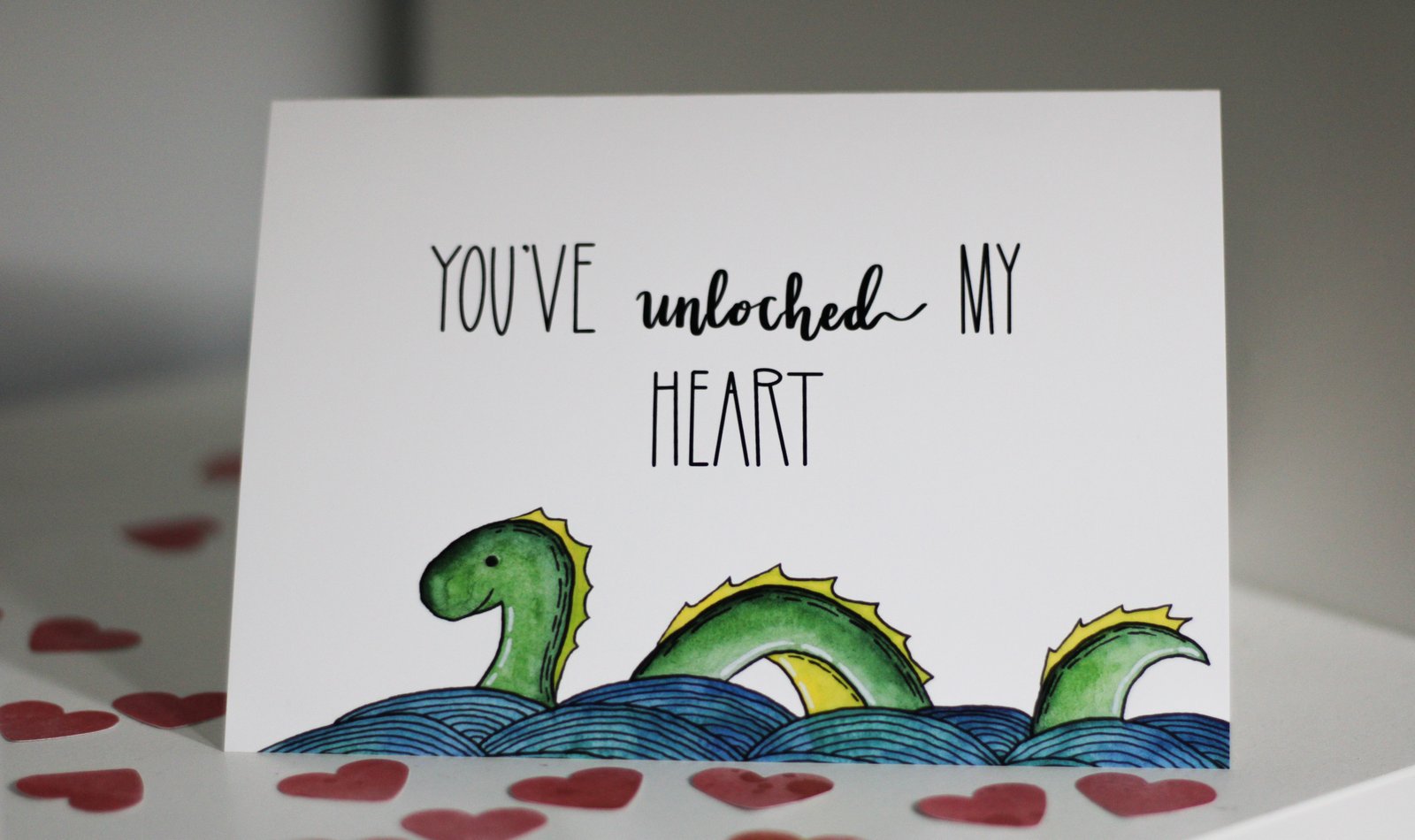 Unloched My Heart Card