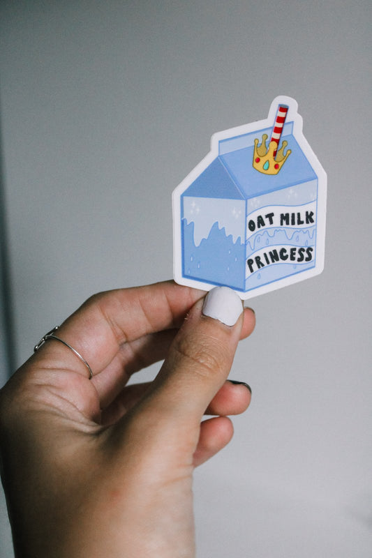 Big Oat Milk Princess Sticker