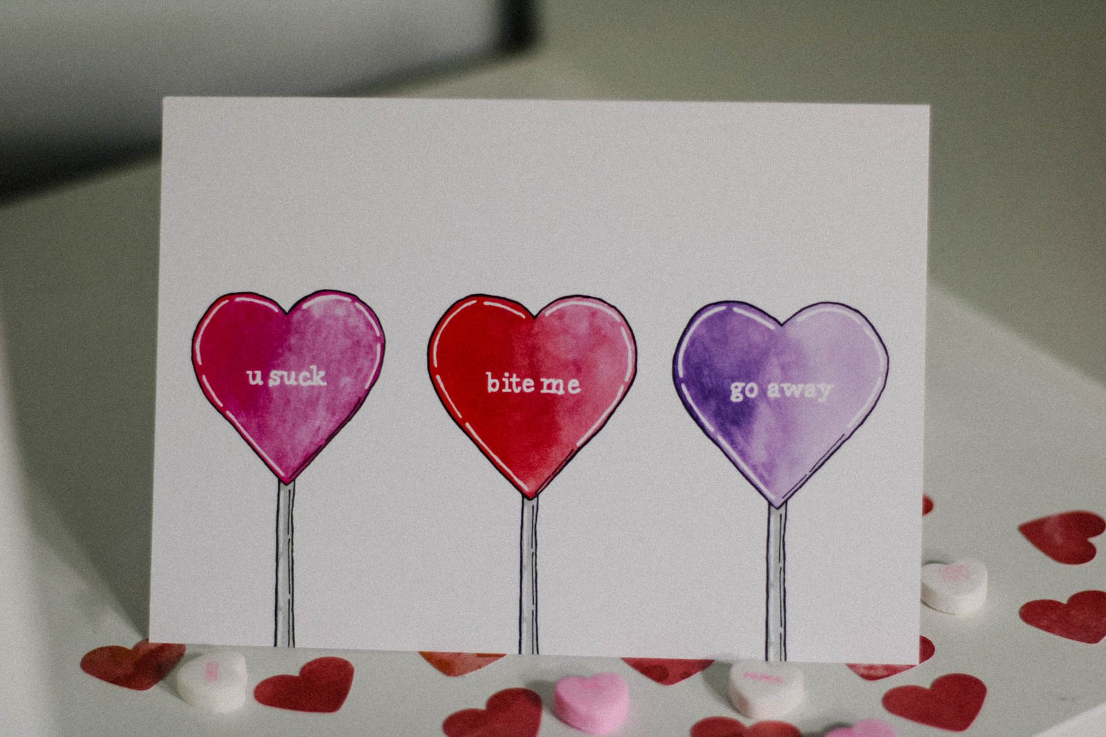 Lollipop Love Card
