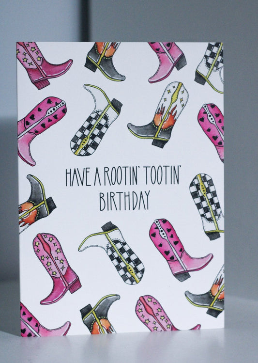 Rootin' Tootin' Birthday Card