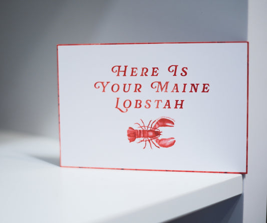Maine Lobstah' Postcard
