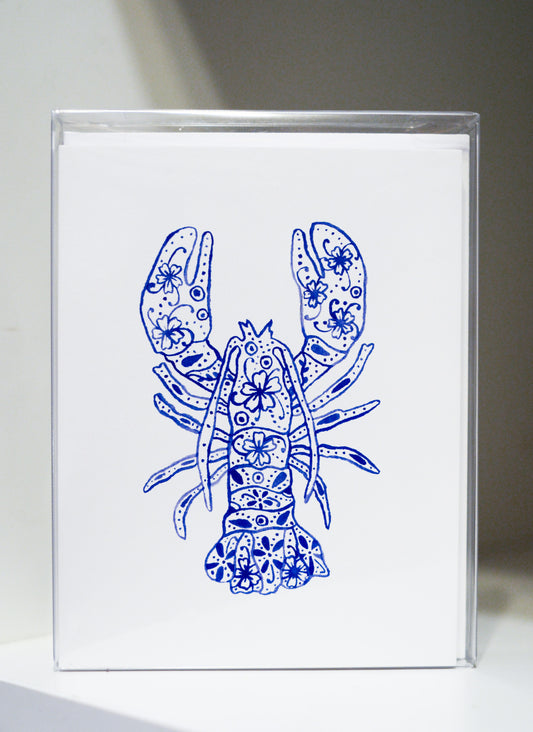 assorted blue coastal card pack