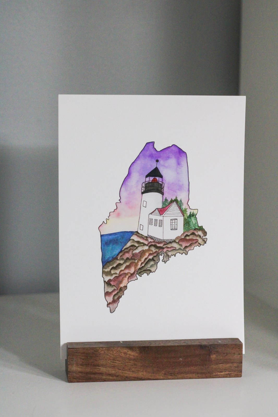 Bass Harbor Art Print
