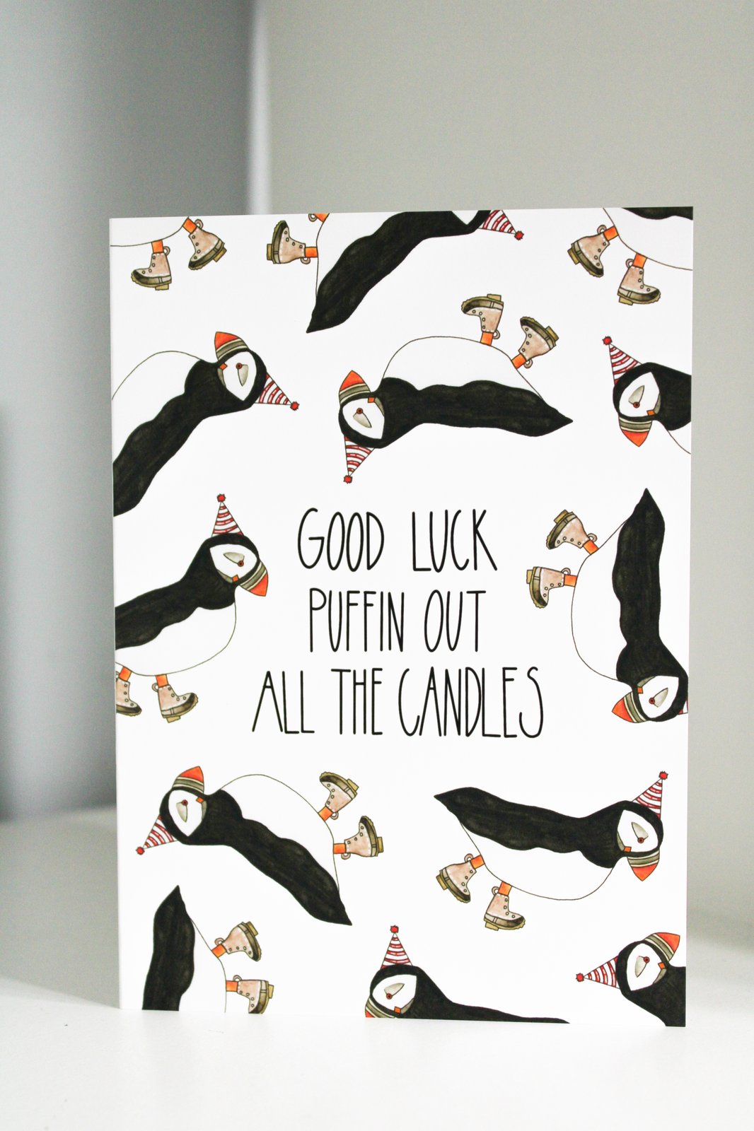 Puffin Birthday Card