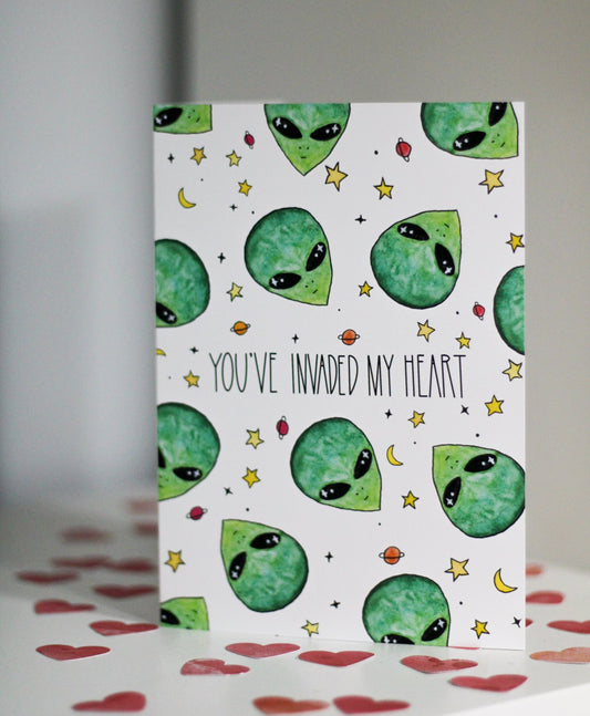 You've Invaded My Heart Card