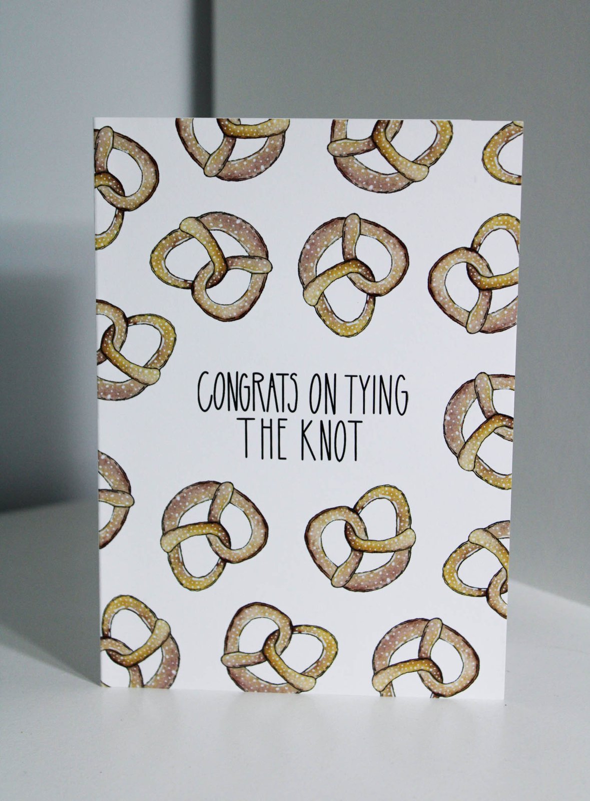 Congrats on Tying the Knot Wedding Card