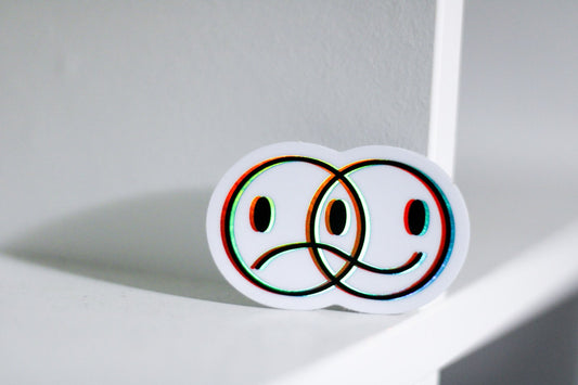 Holographic Happy/Sad Face
