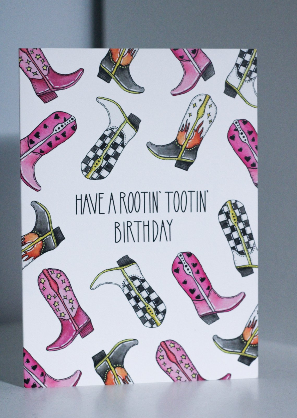 Rootin' Tootin' Birthday Card