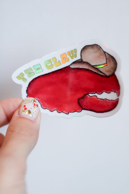 Yee Claw Coastal Cowgirl Sticker