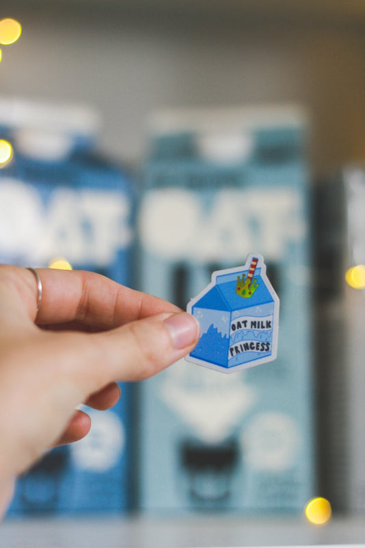 Oat Milk Princess Sticker