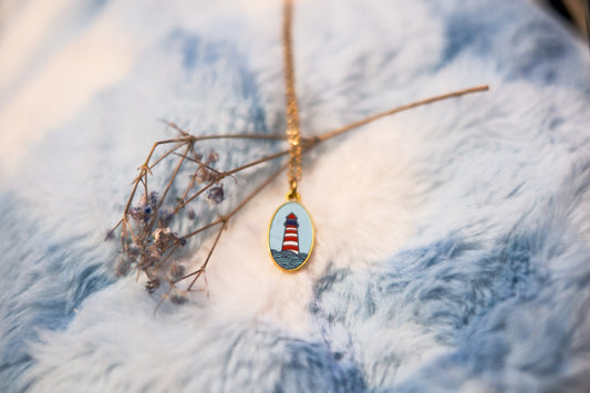 the louise—lighhouse necklace