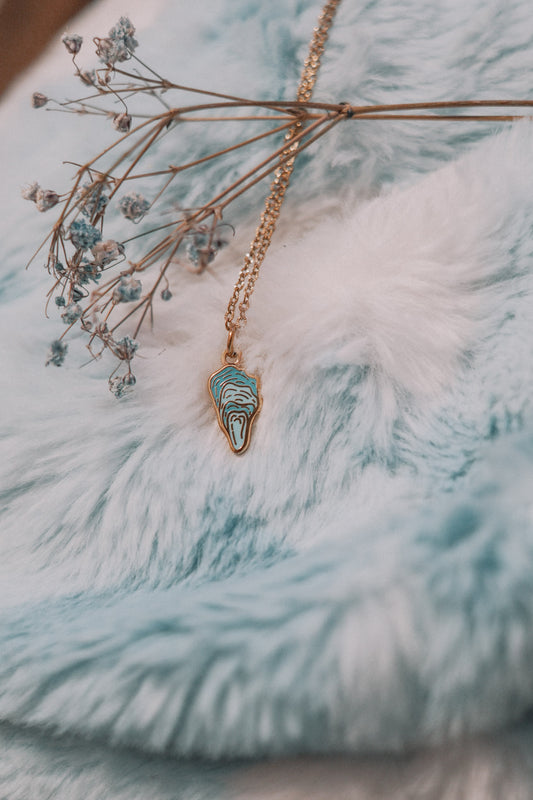 the ophelia—oyster necklace